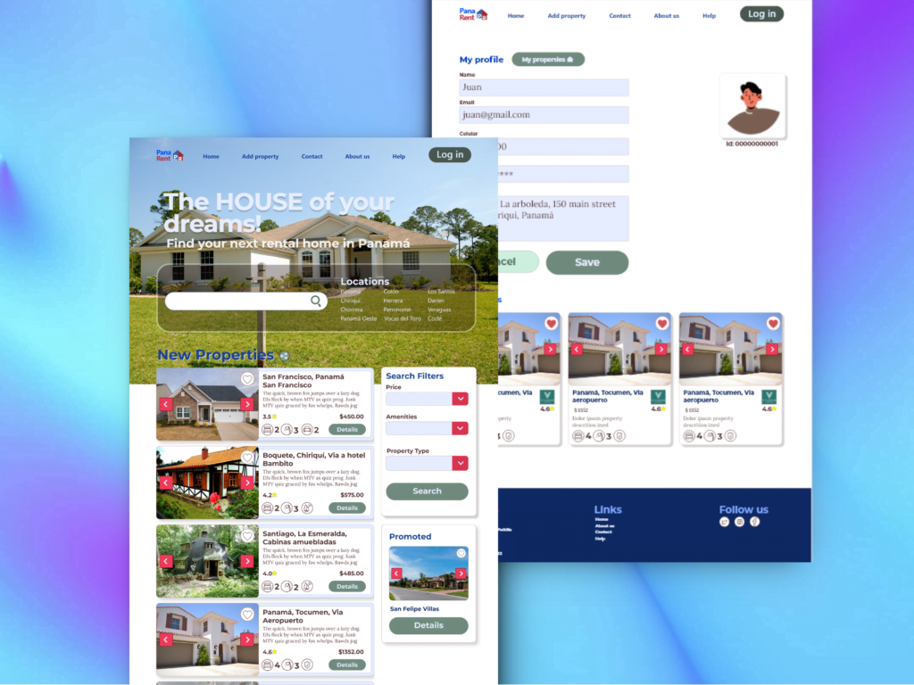 PanaRent UX case study